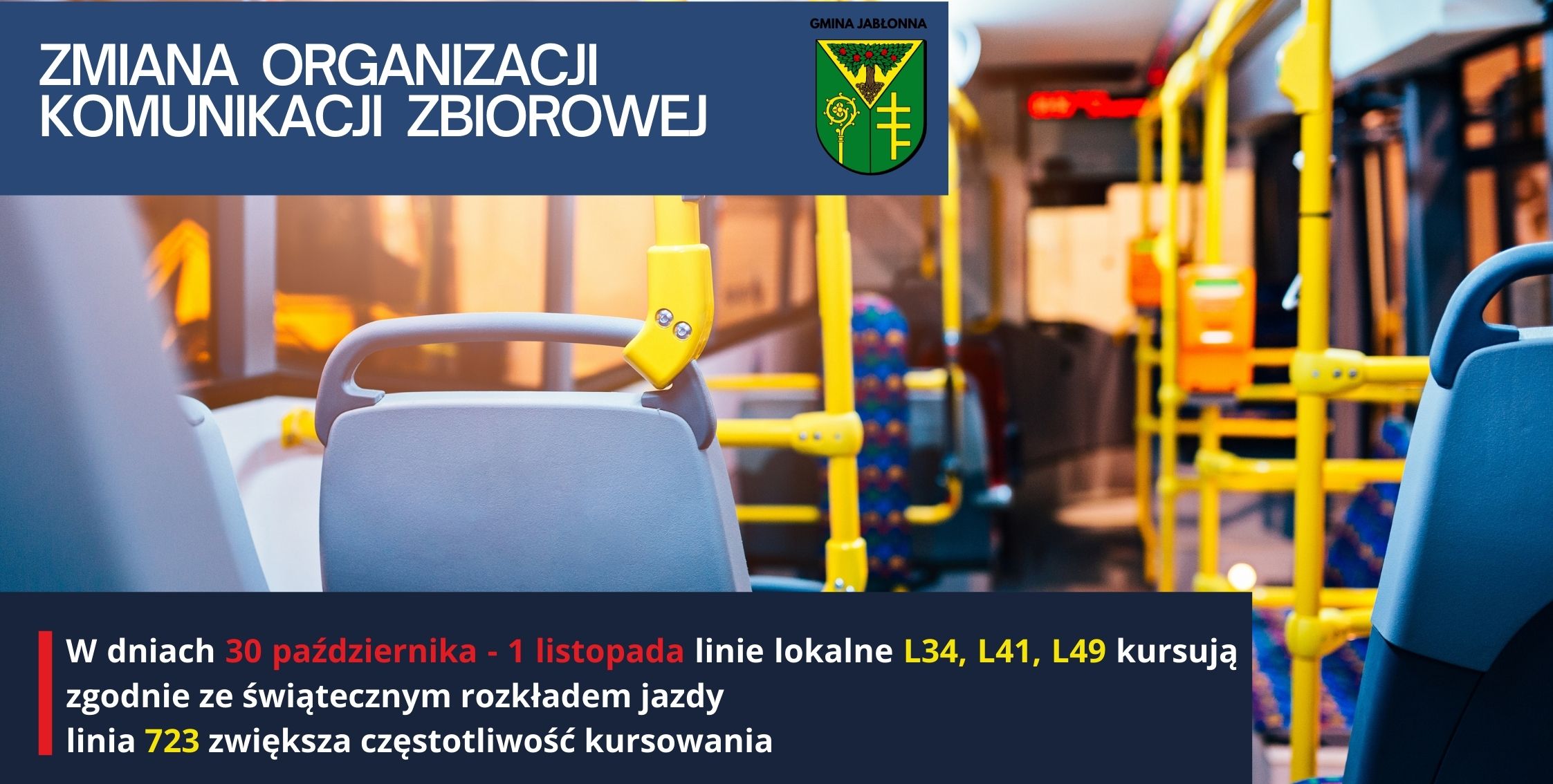 infografika - zmiana organizacji komunikacji zbiorowej