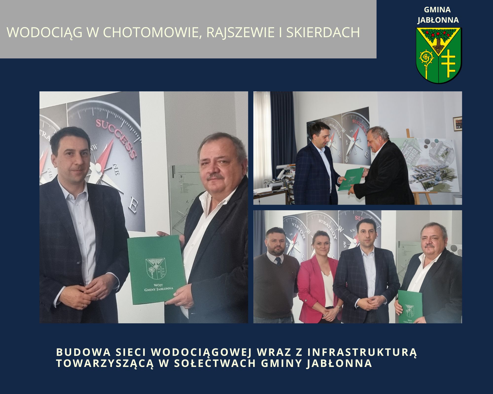 Infografika - wodociąg w Chotomowie, Rajszewie i Skierdach